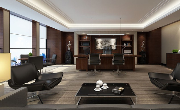 經理辦公室裝修效果圖-卓創裝飾